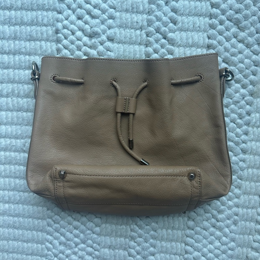 Proenza medium Bucket Bag in Buff w/pouch - no strap